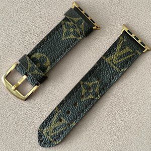Repurposed Louis Vuitton Apple Watch band 40MM